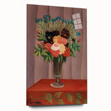 Modern Wall Art: Classic Floral Bouquet in Vase – Elegant Still Life Decor
