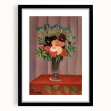 Modern Wall Art: Classic Floral Bouquet in Vase – Elegant Still Life Decor