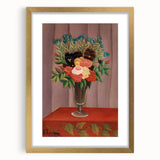 Modern Wall Art: Classic Floral Bouquet in Vase – Elegant Still Life Decor