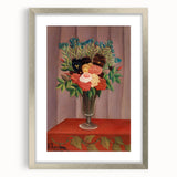 Modern Wall Art: Classic Floral Bouquet in Vase – Elegant Still Life Decor