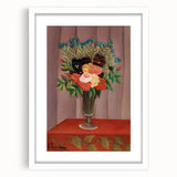 Modern Wall Art: Classic Floral Bouquet in Vase – Elegant Still Life Decor