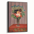 Modern Wall Art: Classic Floral Bouquet in Vase – Elegant Still Life Decor