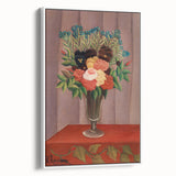 Modern Wall Art: Classic Floral Bouquet in Vase – Elegant Still Life Decor