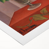 Modern Wall Art: Classic Floral Bouquet in Vase – Elegant Still Life Decor