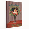 Modern Wall Art: Classic Floral Bouquet in Vase – Elegant Still Life Decor