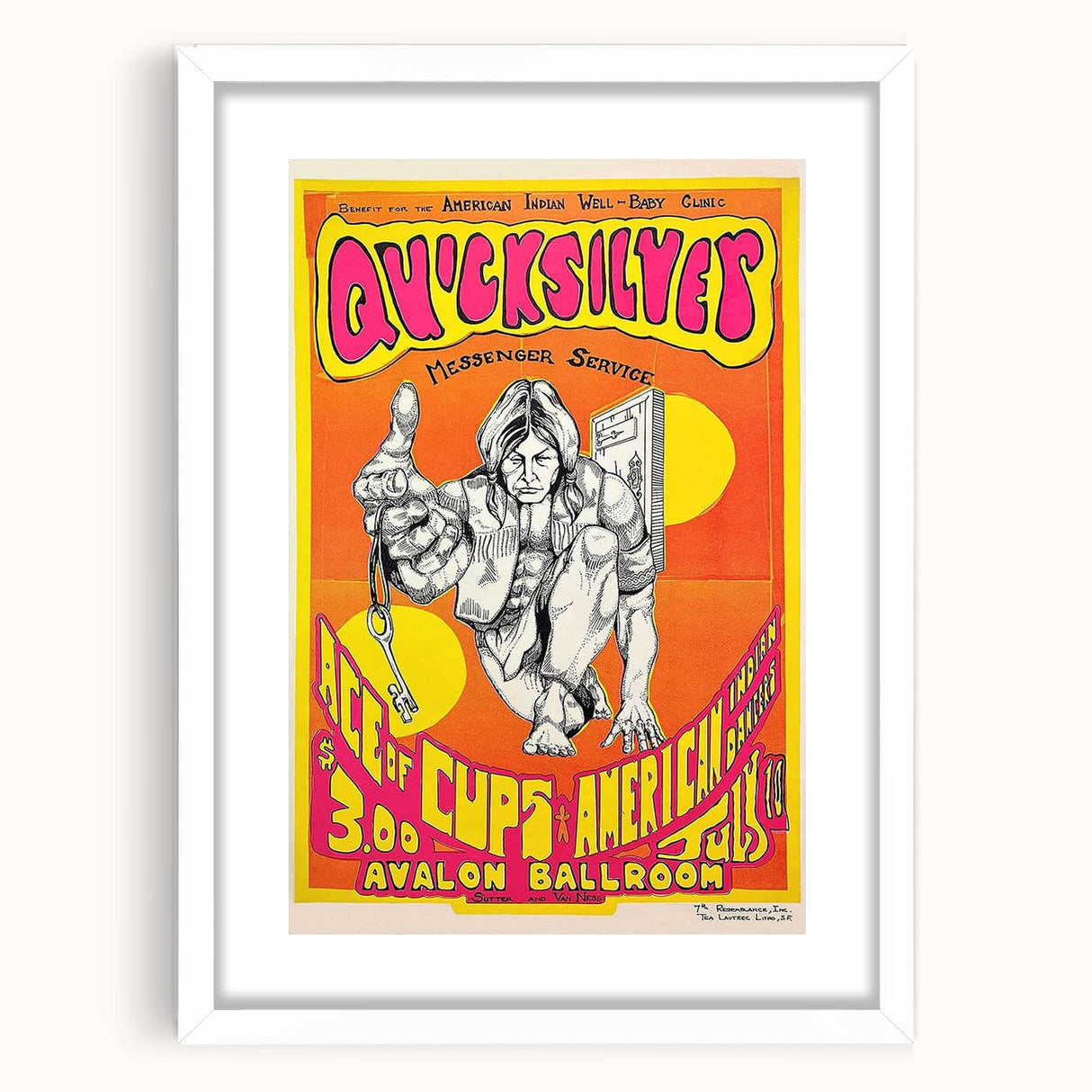 Quicksilver Messenger Service Retro Poster - Vintage Concert Print
