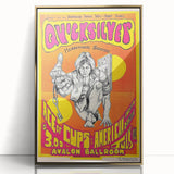 Quicksilver Messenger Service Retro Poster - Vintage Concert Print