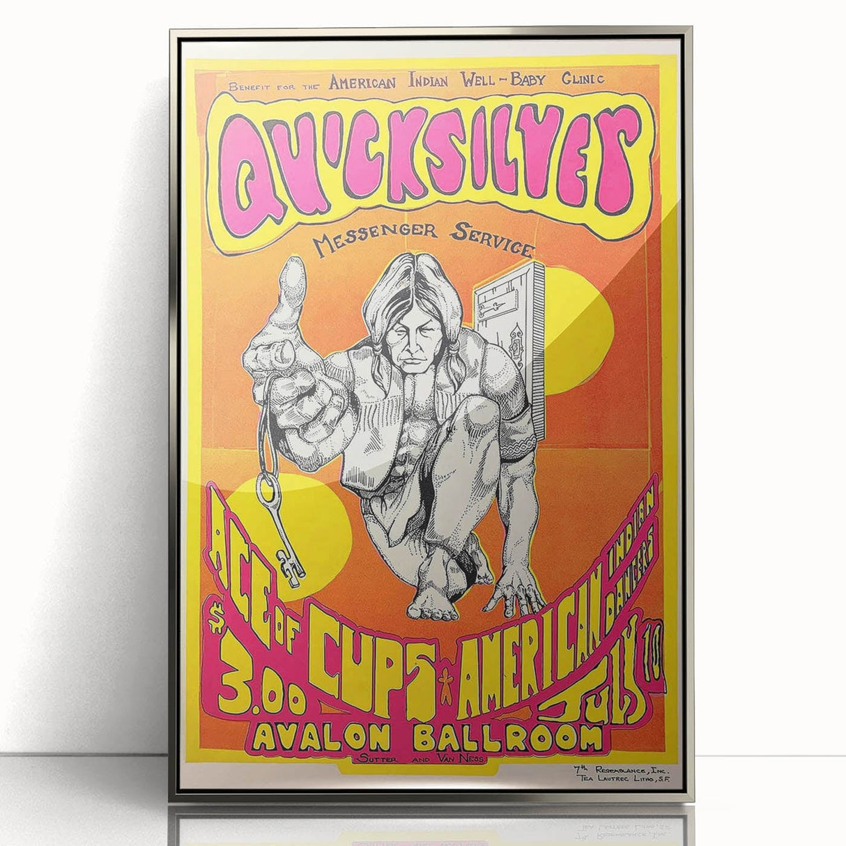 Quicksilver Messenger Service Retro Poster - Vintage Concert Print