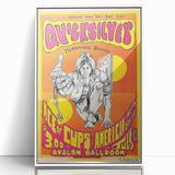 Quicksilver Messenger Service Retro Poster - Vintage Concert Print