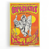 Quicksilver Messenger Service Retro Poster - Vintage Concert Print