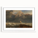 Famous Romantic Era Art: Dramatic Seascape at Port Ruysdael