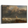 Famous Romantic Era Art: Dramatic Seascape at Port Ruysdael