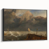 Famous Romantic Era Art: Dramatic Seascape at Port Ruysdael