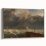 Famous Romantic Era Art: Dramatic Seascape at Port Ruysdael