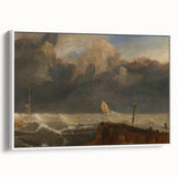 Famous Romantic Era Art: Dramatic Seascape at Port Ruysdael