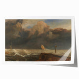 Famous Romantic Era Art: Dramatic Seascape at Port Ruysdael