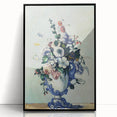 Impressionism Wall Art: Rococo Vase with Flowers by Paul Cézanne Prints