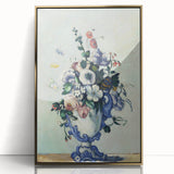 Impressionism Wall Art: Rococo Vase with Flowers by Paul Cézanne Prints