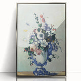 Impressionism Wall Art: Rococo Vase with Flowers by Paul Cézanne Prints