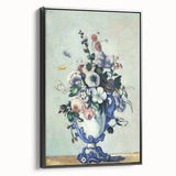 Impressionism Wall Art: Rococo Vase with Flowers by Paul Cézanne Prints