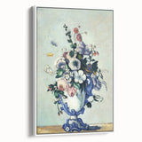 Impressionism Wall Art: Rococo Vase with Flowers by Paul Cézanne Prints