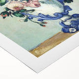 Impressionism Wall Art: Rococo Vase with Flowers by Paul Cézanne Prints