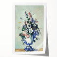 Impressionism Wall Art: Rococo Vase with Flowers by Paul Cézanne Prints
