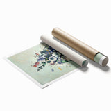 Impressionism Wall Art: Rococo Vase with Flowers by Paul Cézanne Prints