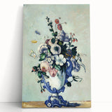 Impressionism Wall Art: Rococo Vase with Flowers by Paul Cézanne Prints