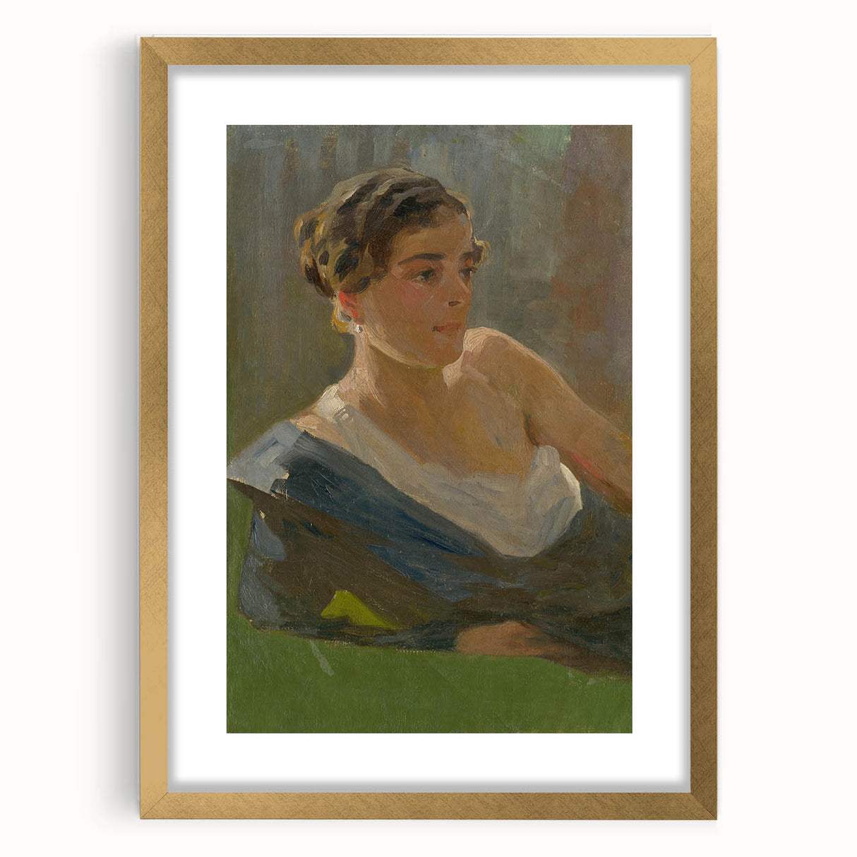 Modern Wall Art: Elegant Portrait of a Lady – Timeless Classic Decor