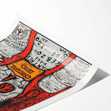 Quicksilver Messenger Service Retro Poster - Psychedelic Concert Print