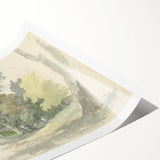 Classic Romantic Paintings: Peaceful Woodland Glade Illustration