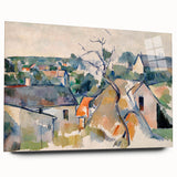 Cézanne Rooftops - Impressionist Townscape Wall Art Print