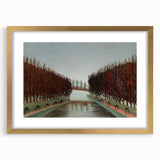 Modern Wall Art - Le Canal by Henri Rousseau - Tranquil Landscape Decor
