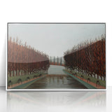 Modern Wall Art - Le Canal by Henri Rousseau - Tranquil Landscape Decor