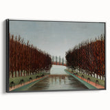 Modern Wall Art - Le Canal by Henri Rousseau - Tranquil Landscape Decor
