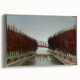 Modern Wall Art - Le Canal by Henri Rousseau - Tranquil Landscape Decor