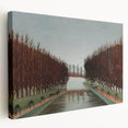 Modern Wall Art - Le Canal by Henri Rousseau - Tranquil Landscape Decor