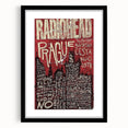 Radiohead Retro Poster Art - Vintage Music Concert Print - Prague