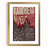 Radiohead Retro Poster Art - Vintage Music Concert Print - Prague