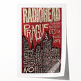 Radiohead Retro Poster Art - Vintage Music Concert Print - Prague