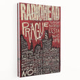 Radiohead Retro Poster Art - Vintage Music Concert Print - Prague