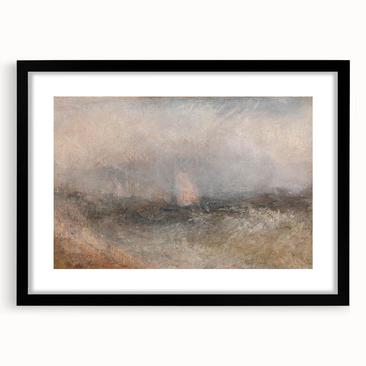 Romanticism Art: Sublime Seascape "Off the Nore"