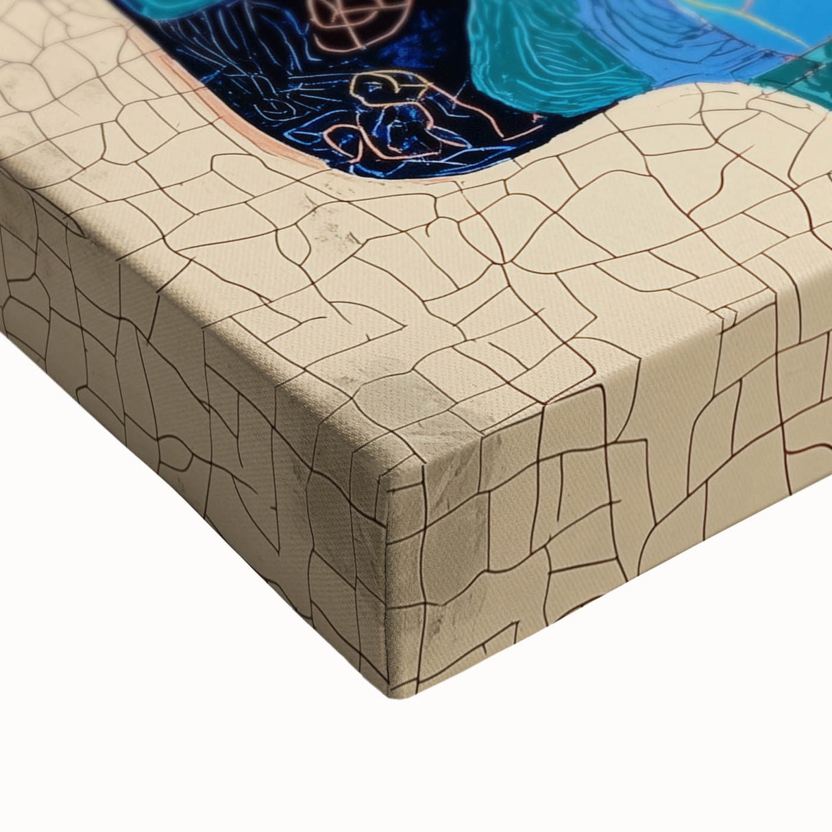 Custom Dining Room Wall Decor – Colorful Abstract Mosaic Art