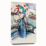 Impressionism Wall Art: Roses in a Bottle by Paul Cézanne Prints