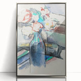 Impressionism Wall Art: Roses in a Bottle by Paul Cézanne Prints