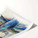 Impressionism Wall Art: Roses in a Bottle by Paul Cézanne Prints