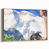 Modern Wall Art - Flora of the Alps by Edward Frampton - Alpine Dream Decor