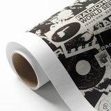 Radiohead Retro Poster - Black and White Collage - Vintage Music Art