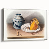 Romanticism Art: Mouse and Cheese Still Life by Audubon